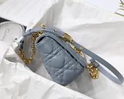 Kitlife Small Dior Caro Bag Cloud Blue - M9241U - 20x12x7cm - 5