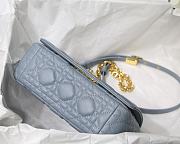 Kitlife Small Dior Caro Bag Cloud Blue - M9241U - 20x12x7cm - 4