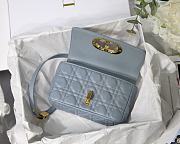 Kitlife Small Dior Caro Bag Cloud Blue - M9241U - 20x12x7cm - 3