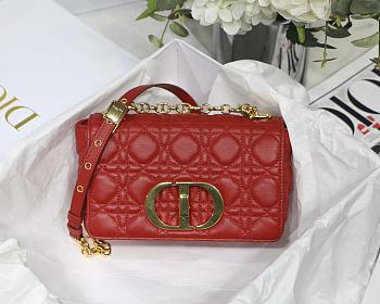 Kitlife Small Dior Caro Bag Red - M9241U - 20x12x7cm