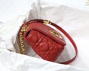 Kitlife Small Dior Caro Bag Red - M9241U - 20x12x7cm - 6