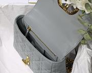 Kitlife Small Dior Caro Bag Gray - M9241U - 20x12x7cm - 6