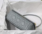 Kitlife Small Dior Caro Bag Gray - M9241U - 20x12x7cm - 4