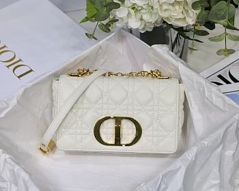 Kitlife Small Dior Caro Bag White - M9241U - 20x12x7cm