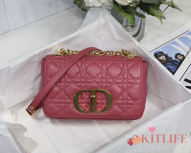 Kitlife Small Dior Caro Bag Pink - M9241U - 20x12x7cm - 1