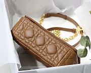 Kitlife Small Dior Caro Bag Brown - M9241U - 20x12x7cm - 5
