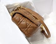 Kitlife Small Dior Caro Bag Brown - M9241U - 20x12x7cm - 4