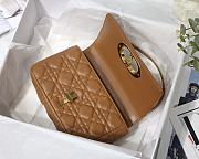 Kitlife Small Dior Caro Bag Brown - M9241U - 20x12x7cm - 3