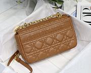 Kitlife Small Dior Caro Bag Brown - M9241U - 20x12x7cm - 2