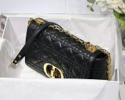 Kitlife Medium Dior Caro Bag Medium Black - M9242U - 25.5x15.5x8cm - 6