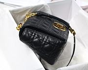 Kitlife Medium Dior Caro Bag Medium Black - M9242U - 25.5x15.5x8cm - 5