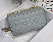 Kitlife Medium Dior Caro Bag Medium Grey - M9242U - 25.5x15.5x8cm - 2