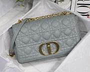Kitlife Medium Dior Caro Bag Medium Grey - M9242U - 25.5x15.5x8cm - 3