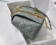Kitlife Medium Dior Caro Bag Medium Grey - M9242U - 25.5x15.5x8cm - 4