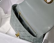 Kitlife Medium Dior Caro Bag Medium Grey - M9242U - 25.5x15.5x8cm - 5