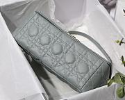 Kitlife Medium Dior Caro Bag Medium Grey - M9242U - 25.5x15.5x8cm - 6