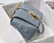 Kitlife Medium Dior Caro Bag Medium Cloud Blue - M9242U - 25.5x15.5x8cm - 6