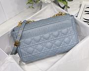 Kitlife Medium Dior Caro Bag Medium Cloud Blue - M9242U - 25.5x15.5x8cm - 3