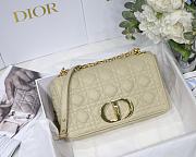 Kitlife Medium Dior Caro Bag Medium Beige - M9242U - 25.5x15.5x8cm - 1