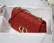 Kitlife Medium Dior Caro Bag Medium Red - M9242U - 25.5x15.5x8cm - 6