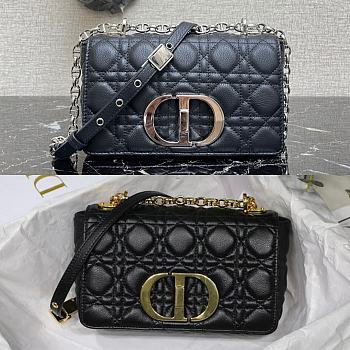 Kitlife Small Dior Caro Bag Black - M9241U - 20x12x7cm