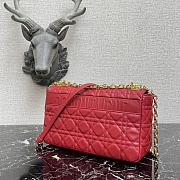 Kitlife Large Dior Caro Bag Large Red - M9243U - 28x17x9cm - 6