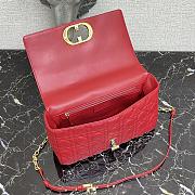 Kitlife Large Dior Caro Bag Large Red - M9243U - 28x17x9cm - 4