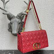 Kitlife Large Dior Caro Bag Large Red - M9243U - 28x17x9cm - 3