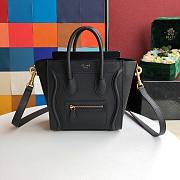 Kitlife Celine Luggage Nano Black Caviar Gold Hardware - 20x20x10cm - 1