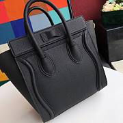 Kitlife Celine Luggage Nano Black Caviar Gold Hardware - 20x20x10cm - 6