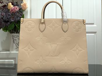 Kitlife Louis Vuitton Onthego Beige - M44925 - 41.0 x 34.0 x 19.0 cm