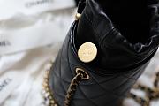 Kitlife Chanel Mini Bucket Black Bag - 21x10cm - 6