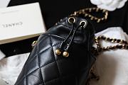 Kitlife Chanel Mini Bucket Black Bag - 21x10cm - 3