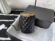 Kitlife Chanel Classic Bucket Bag Black and White - 5