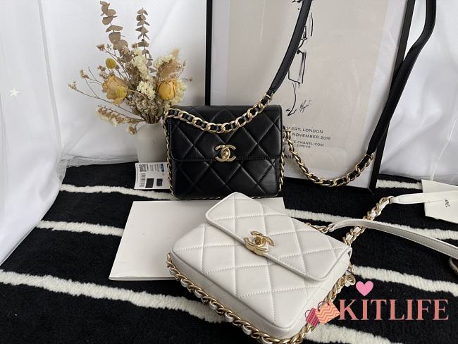 Kitlife Chanel Small Flap Bag - 18x16x5cm - 1