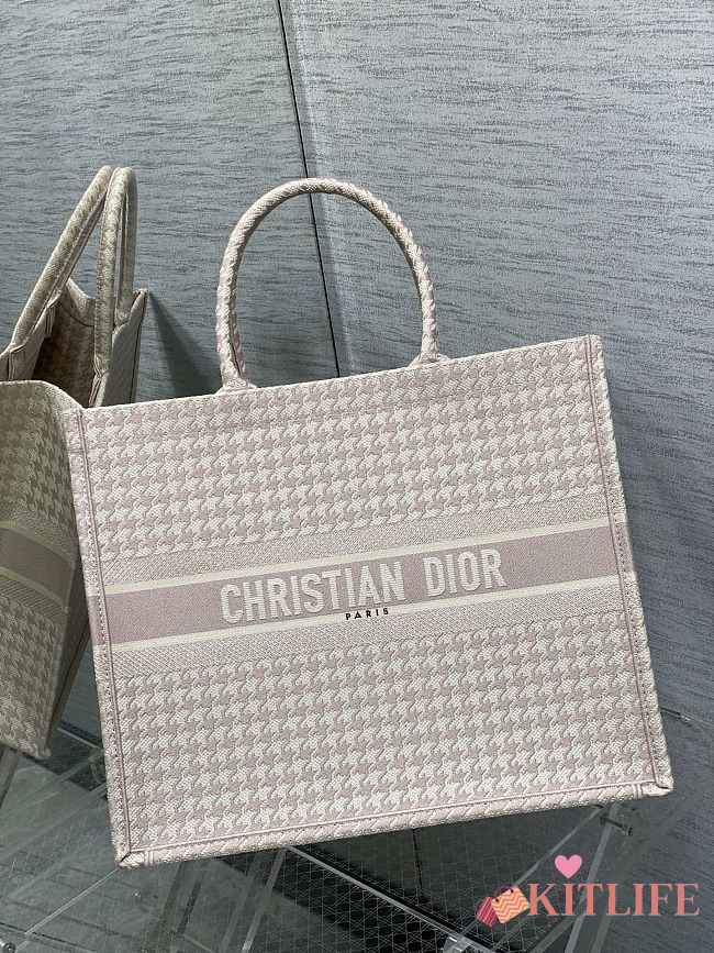 Kitlife Dior Book Tote Pink - 42*18*35cm - 1