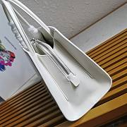Kitlife Prada Brushed leather handbag white - 1BA327 - 33x18x13.5cm - 4
