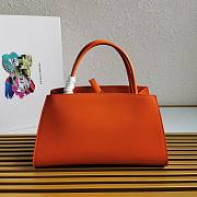 Kitlife Prada Brushed leather handbag orange - 1BA327 - 33x18x13.5cm - 4