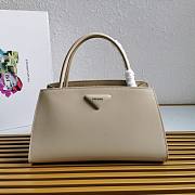 Kitlife Prada Brushed leather handbag beige - 1BA327 - 33x18x13.5cm - 1