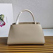 Kitlife Prada Brushed leather handbag beige - 1BA327 - 33x18x13.5cm - 3