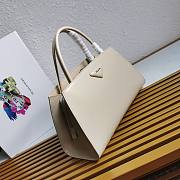 Kitlife Prada Brushed leather handbag beige - 1BA327 - 33x18x13.5cm - 2
