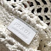 Kitlife Raffia tote bag white - 1BG393 - 36x38x3cm - 3