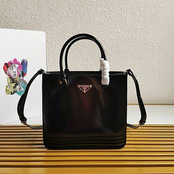 Prada Counter New Medium Handbag Black - 25X23X6CM