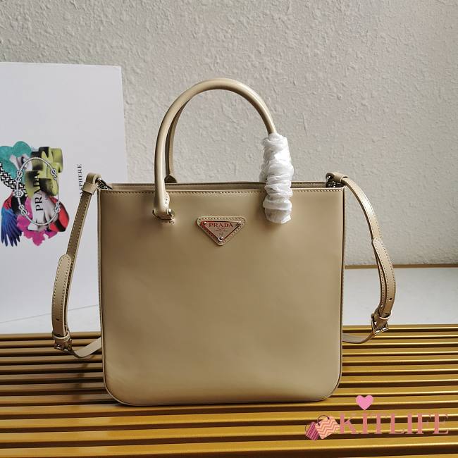 Prada Counter New Medium Handbag Beige - 25X23X6CM - 1