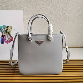 Prada Counter New Medium Handbag Cloud Blue - 25X23X6CM