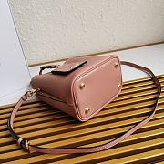 Kitlife Prada Small Saffiano Leather Prada Panier Bag Powder Pink - 1BA217 - 17x18X10.5 - 4