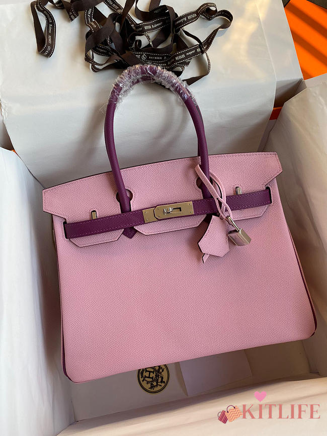 Kitlife Hermes Birkin Epsom Leather Pink - 30cm  - 1