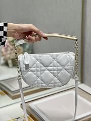Kitlife Dior Small Vibe Hobo Bag Gold Black - M7200O - 20 x 15 x 7 cm - 1