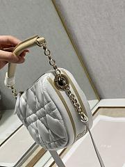 Kitlife Dior Small Vibe Hobo Bag Gold Black - M7200O - 20 x 15 x 7 cm - 6