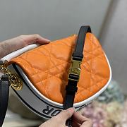 Kitlife Dior Small Vibe Hobo Bag Orange - M7200O - 20 x 15 x 7 cm - 6